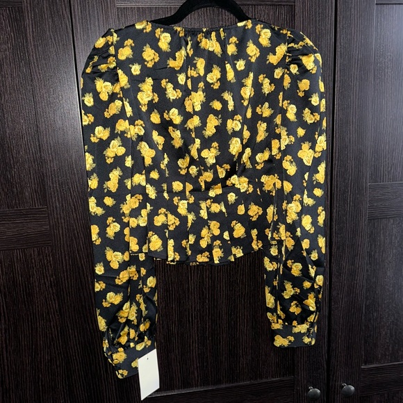 For Love and Lemons Elisa Floral Print Top Blouse - Picture 6 of 15